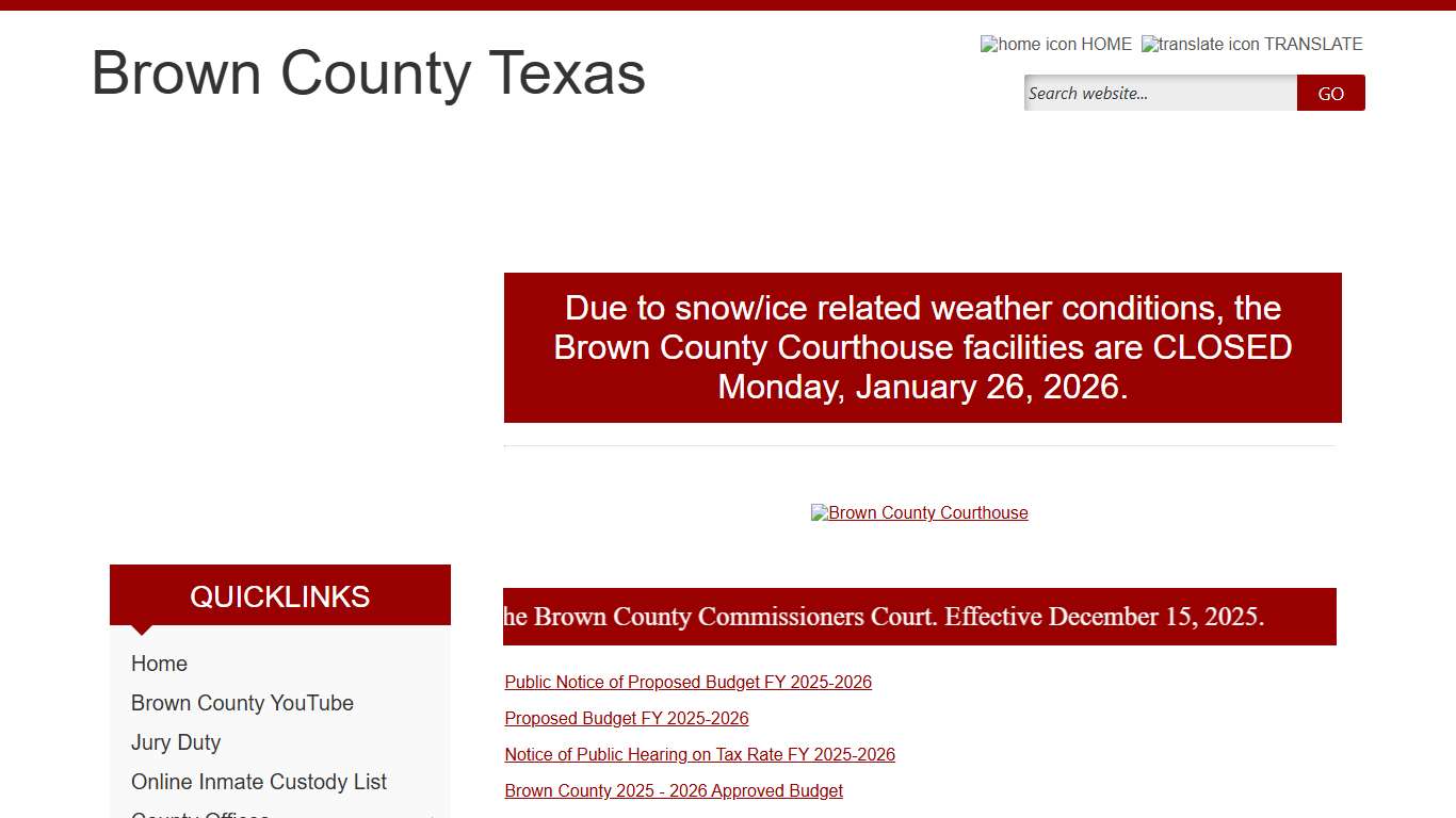 Home Page - Brown County